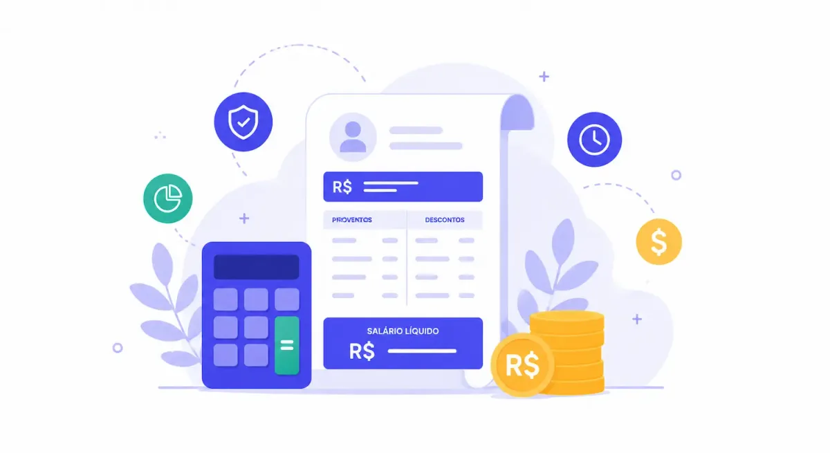 Simulador de Holerite 2026: Como Calcular Salário Líquido, INSS e IRRF