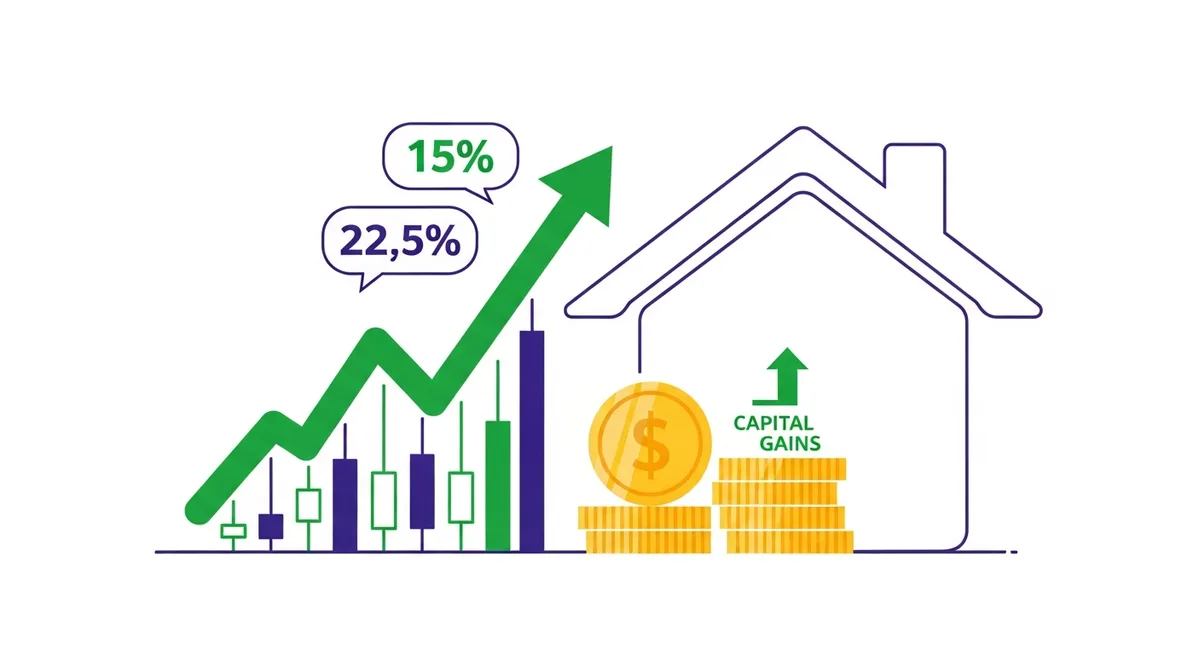 Ganho de Capital 2026: Quando Pagar IR na Venda de Imóvel ou Ações