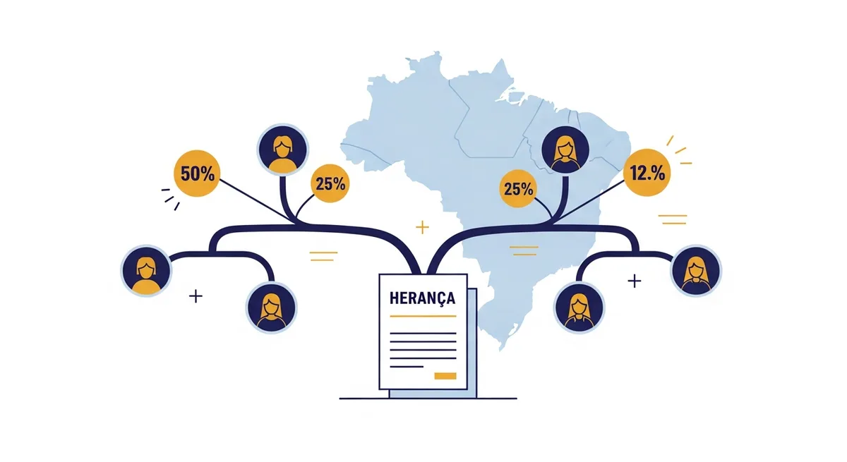 ITCMD 2026: Imposto sobre Herança e Doação — Alíquotas por Estado